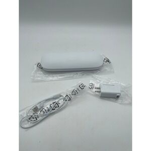 Philips Sonicare USB Charging Travel Case TCB1001 White with Cable and Adapter